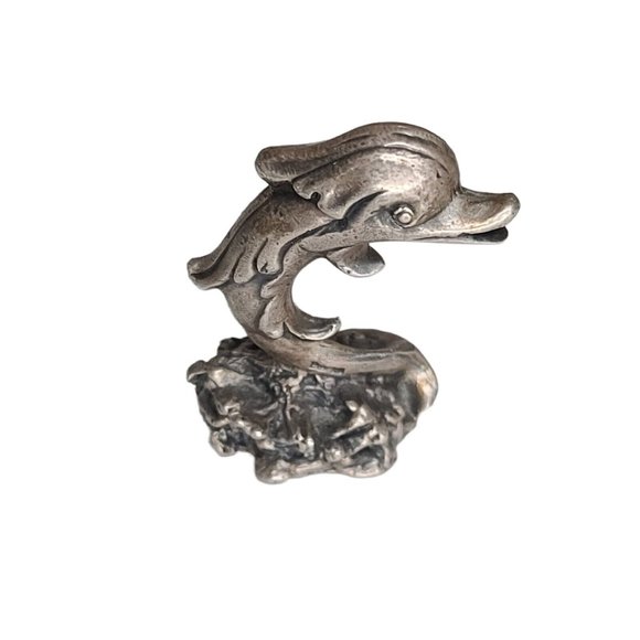 Accents Pewter Dolphin Figurine Poshmark